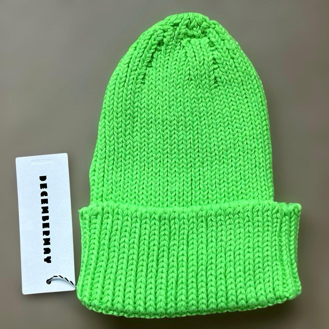 【未着用】 DECEMBERMAY ニット帽 タグ付き