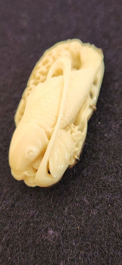 a*i様 帯留め‥白珊瑚