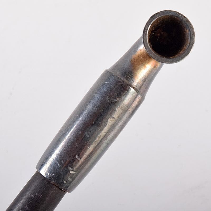 時代提げ物　喫煙具　平安　秦蔵六造　銀煙管　キセル　約36g　共箱　DR8366