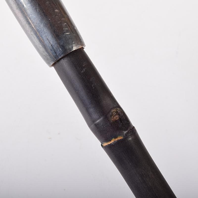 時代提げ物　喫煙具　平安　秦蔵六造　銀煙管　キセル　約36g　共箱　DR8366