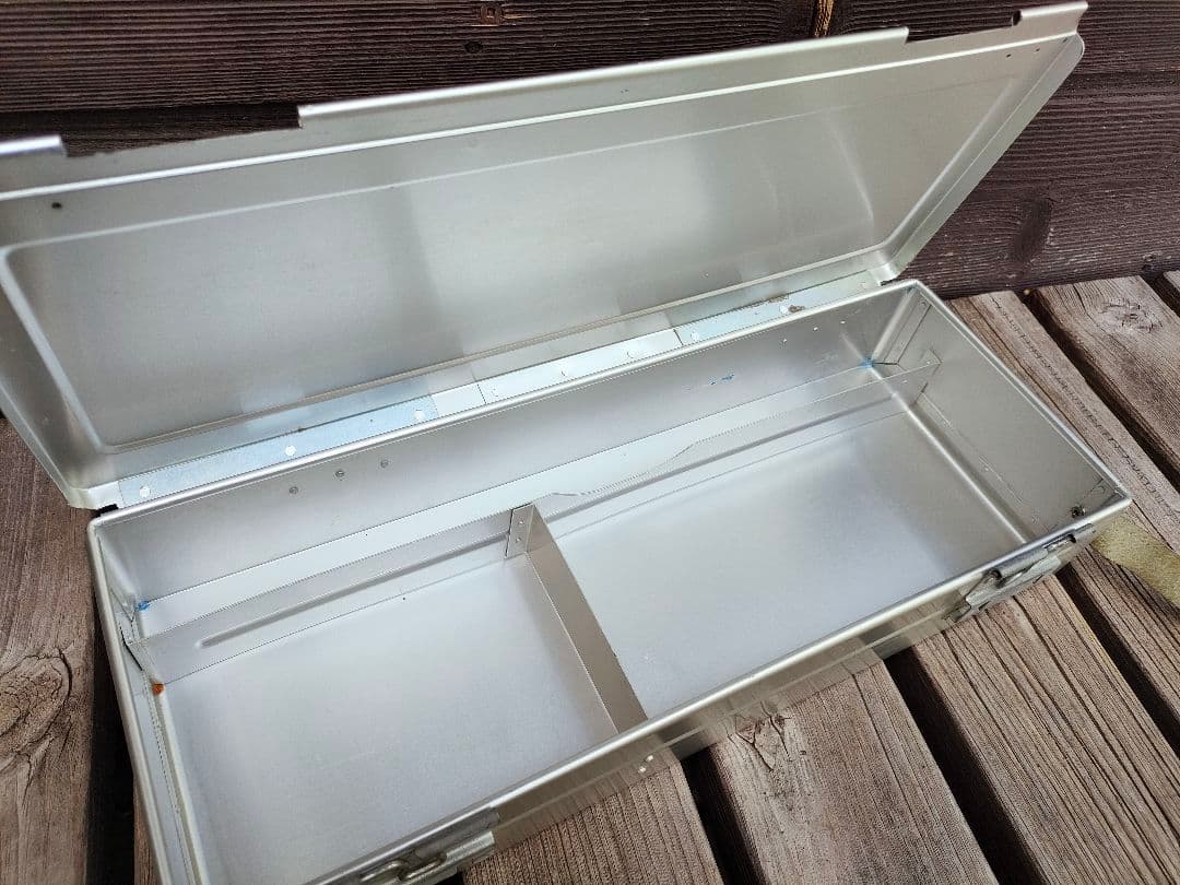 月光荘　小画箱１枚フタ　アルミ絵の具ケース