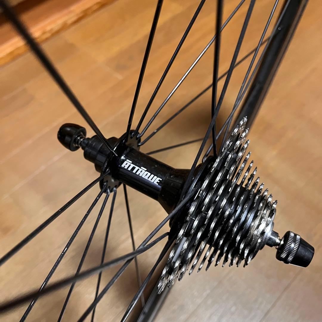 Gusto Attaque 45mm カーボンホイール チューブラー