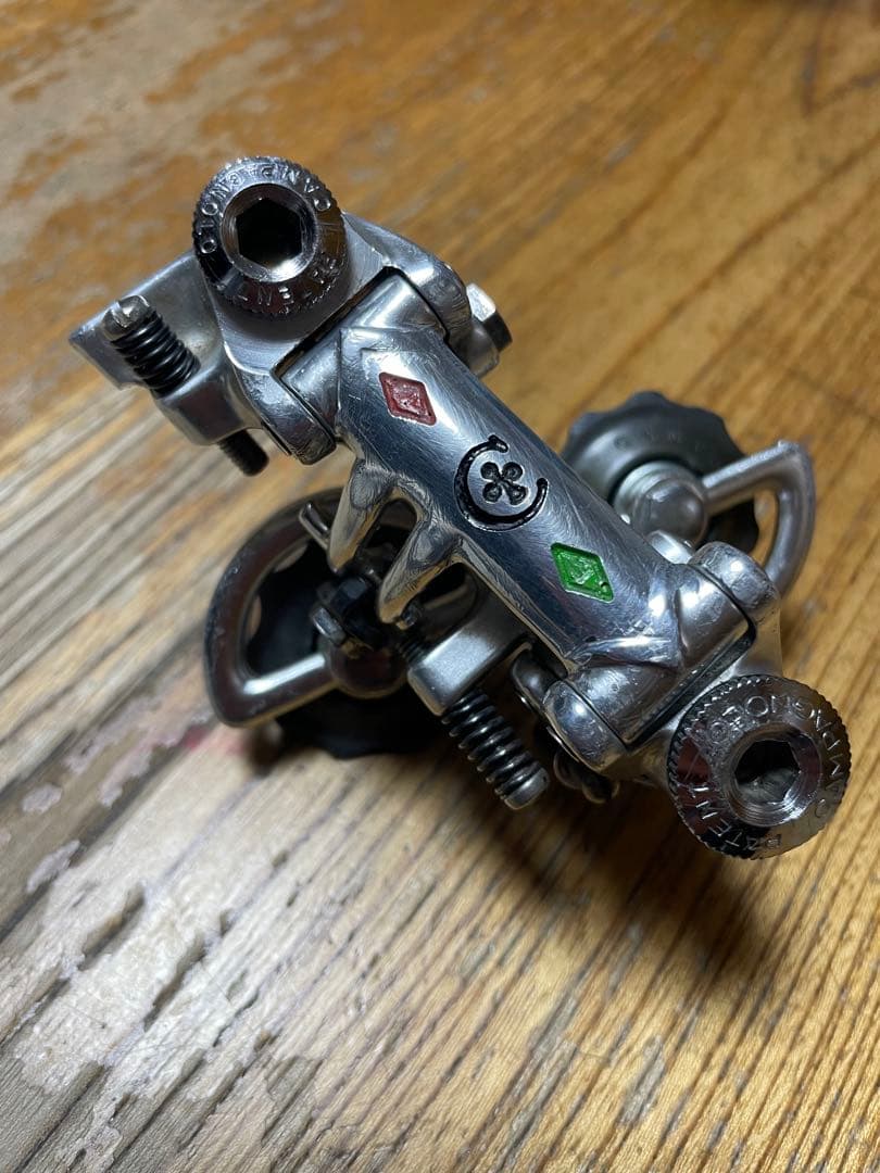 カンパニョーロレコードコルナゴ刻印リヤディレイラー