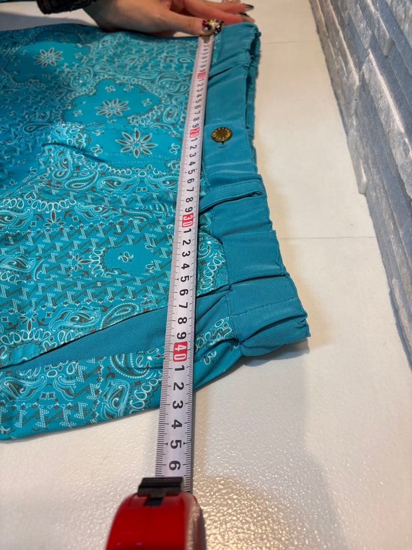 レザレクション ターコイズ 総柄 ペイズリー柄 セットアップ