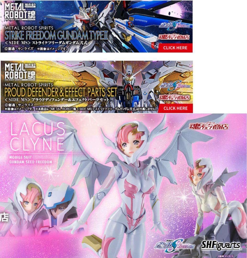 メタルロボット魂 ストライクフリーダム弐式＋プラウドディフェンダー＋ラクス