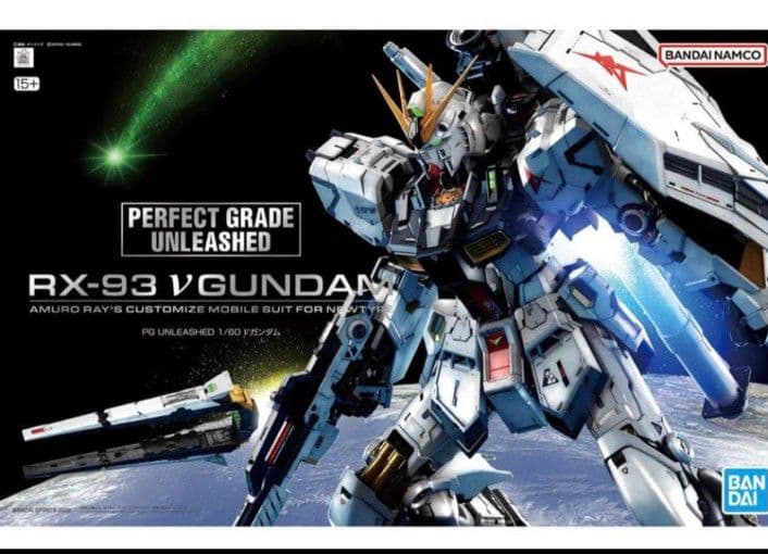 PG UNLEASHED 1/60 νガンダム　本体のみ　LEDユニット無し