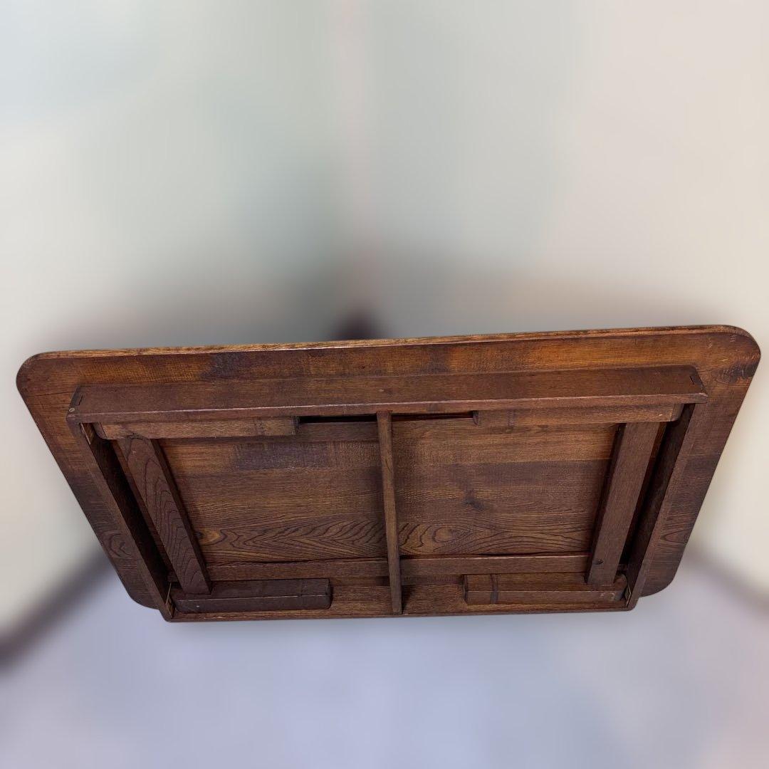 昭和レトロ 平机・文机｜木製 折りたたみ式 座卓・ちゃぶ台｜古材 古道具