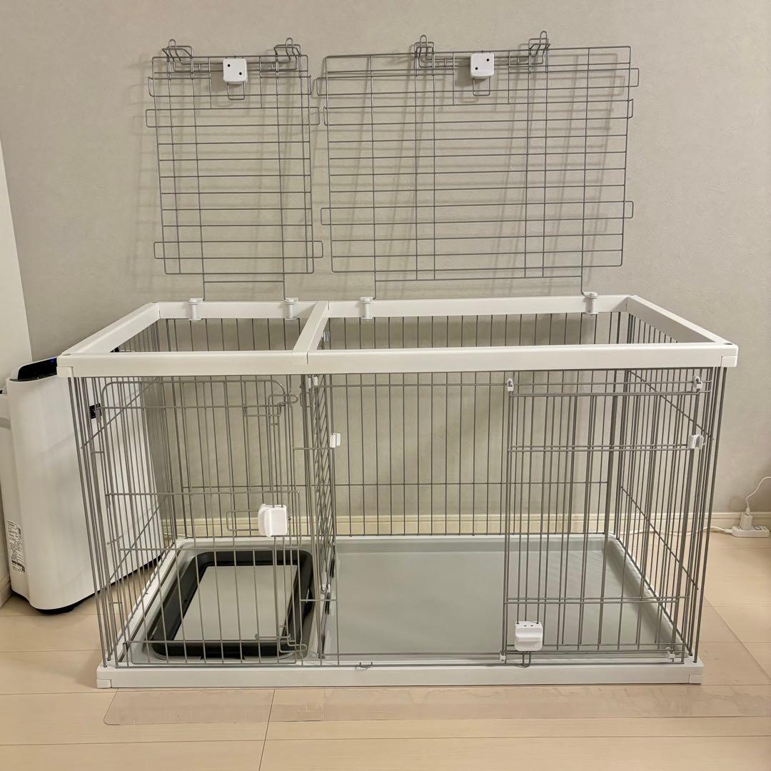 ペティオ トイレのしつけが出来る ドッグルームサークル レギュラー＋屋根セット