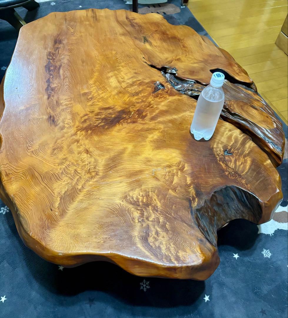 天然木 欅 無垢 一枚板 座卓 テーブル 和室 和モダン けやき 木製家具