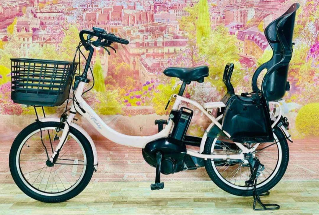 K2016大容量12.3Ah 電動自転車 ヤマハ パスバビー 子供乗せ20インチ