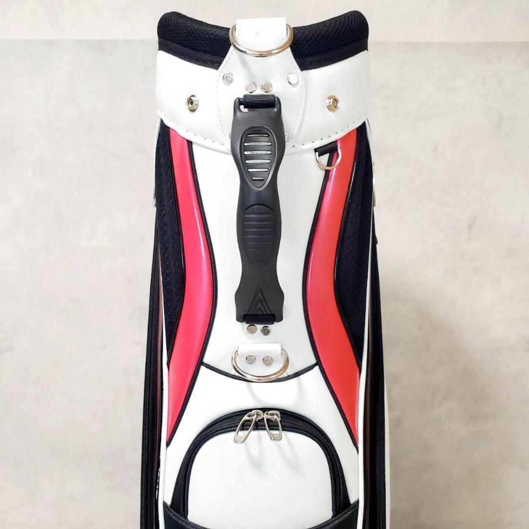 テーラーメイド キャディバッグ レディース ホワイト×ピンク ゴルフバッグ