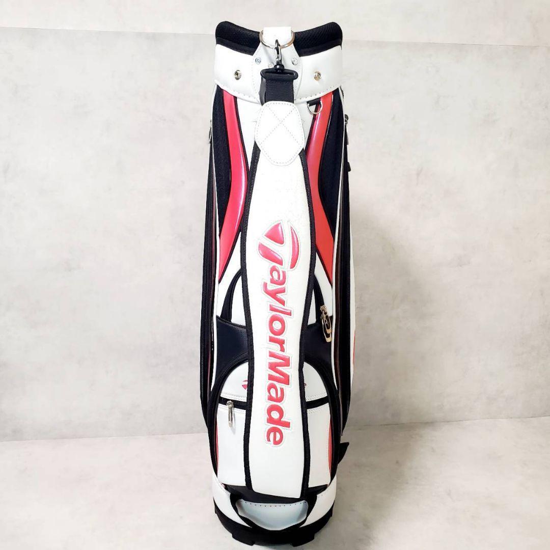 テーラーメイド キャディバッグ レディース ホワイト×ピンク ゴルフバッグ