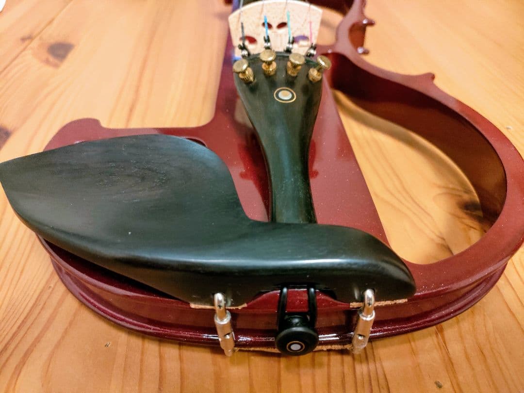 肩当て 弓2本 付き！ENNBOM サイレントバイオリン HVPV-30 4/4