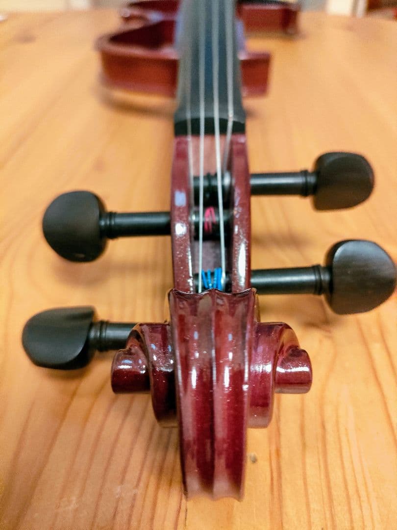 肩当て 弓2本 付き！ENNBOM サイレントバイオリン HVPV-30 4/4