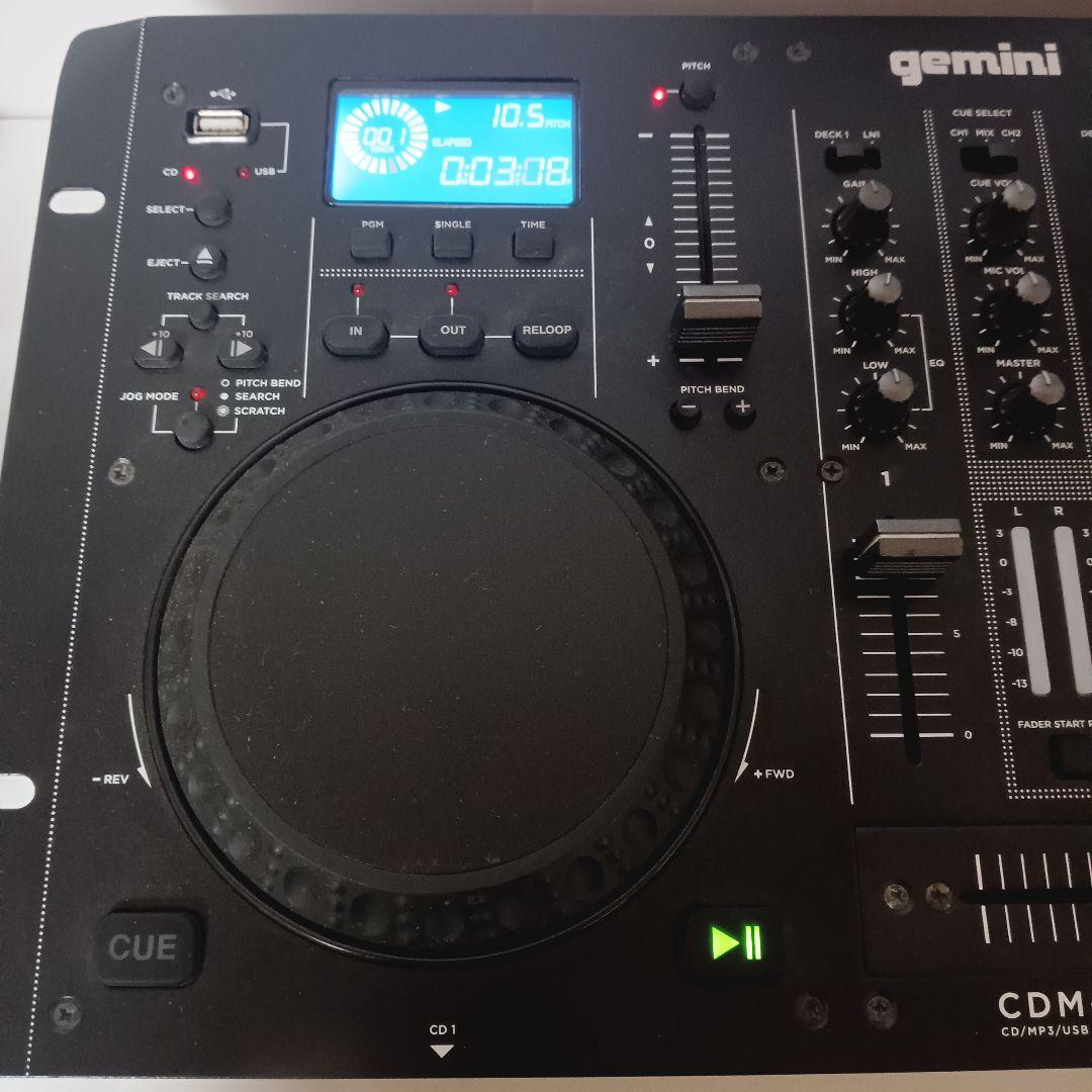 gemini オールインワン CDM-4000 CD DJプレーヤー ミキサー