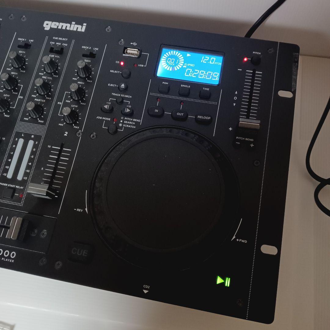 gemini オールインワン CDM-4000 CD DJプレーヤー ミキサー
