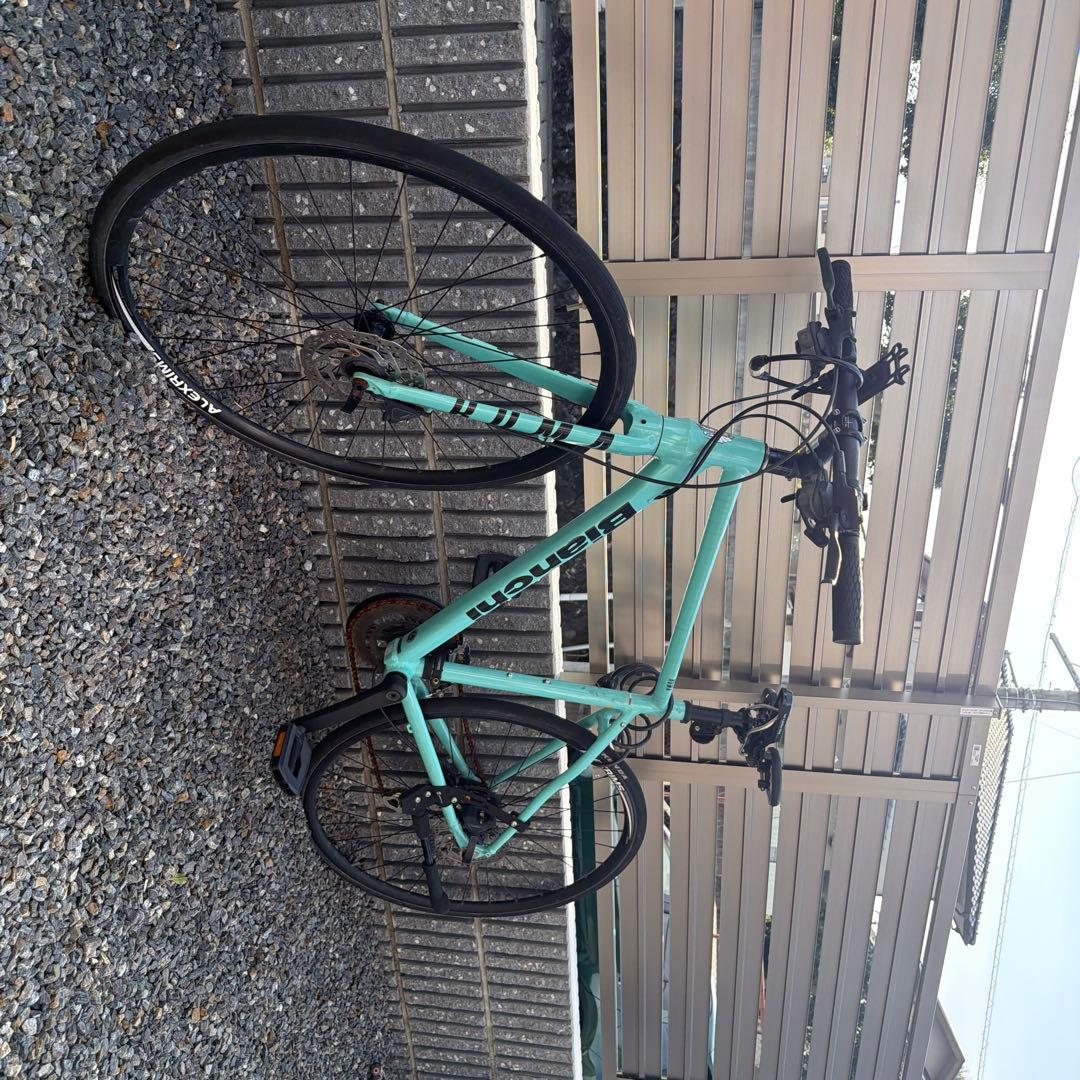 クロスバイク アルミフレーム ミントグリーン