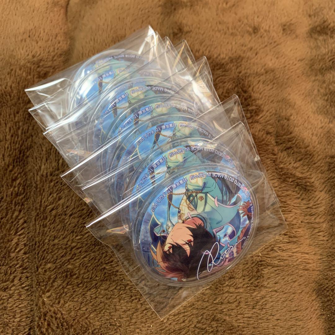 あんスタ　朔間 凛月　バラ缶　缶バッジ　フルール　フルールドリス　サイン