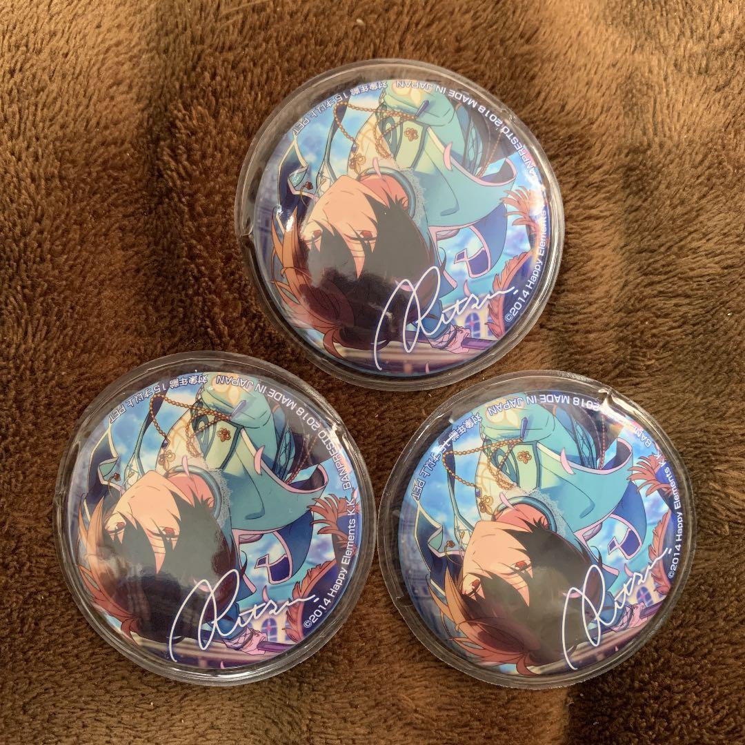 あんスタ　朔間 凛月　バラ缶　缶バッジ　フルール　フルールドリス　サイン