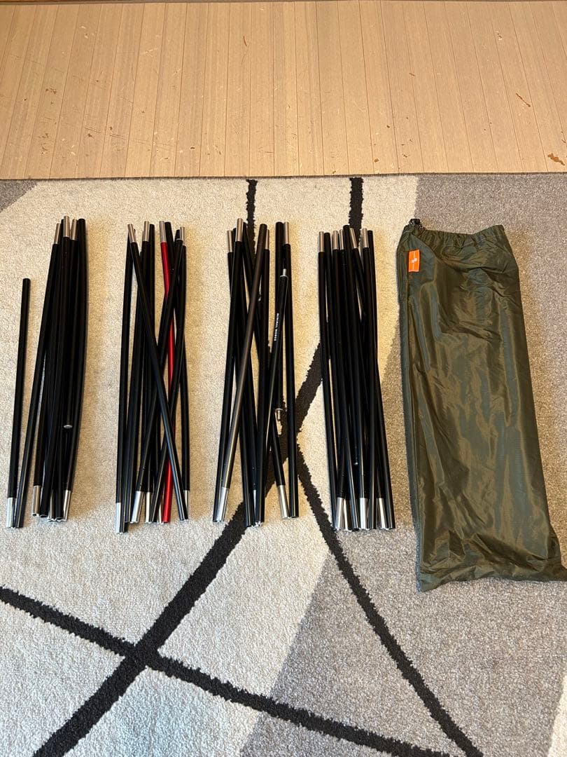 ミニマルワークス　VハウスM オリーブ　インナーテント/グランドシート3点セット