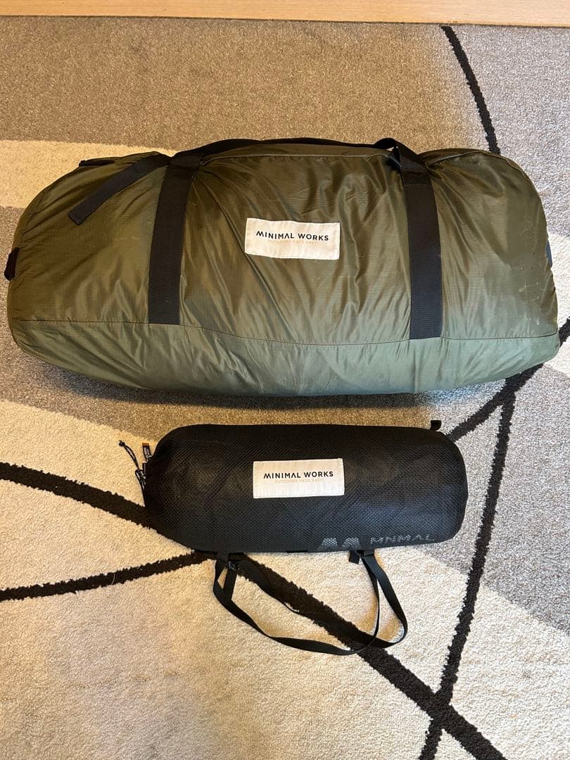 ミニマルワークス　VハウスM オリーブ　インナーテント/グランドシート3点セット