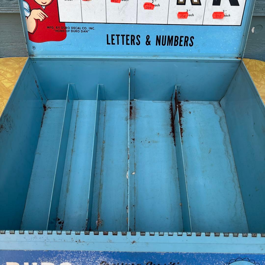 USA VINTAGE DURO DAN DECALS display店舗什器