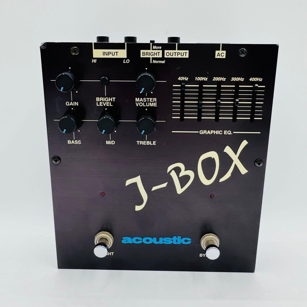 【希少】acoustic J-BOX ベース用プリアンプ