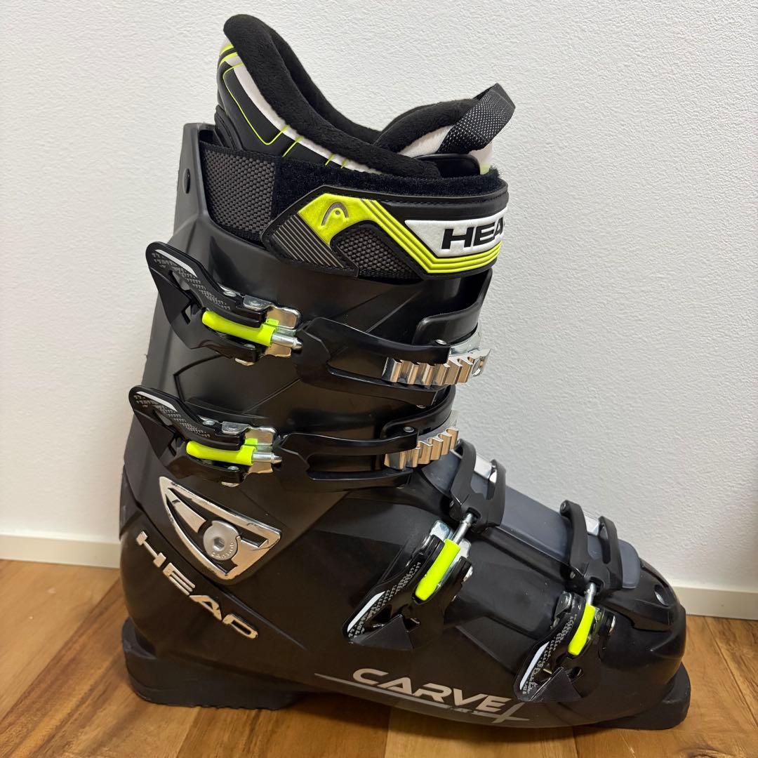 【良品】HEADヘッド CARVE スキーブーツ 黒ブラック28-28.5