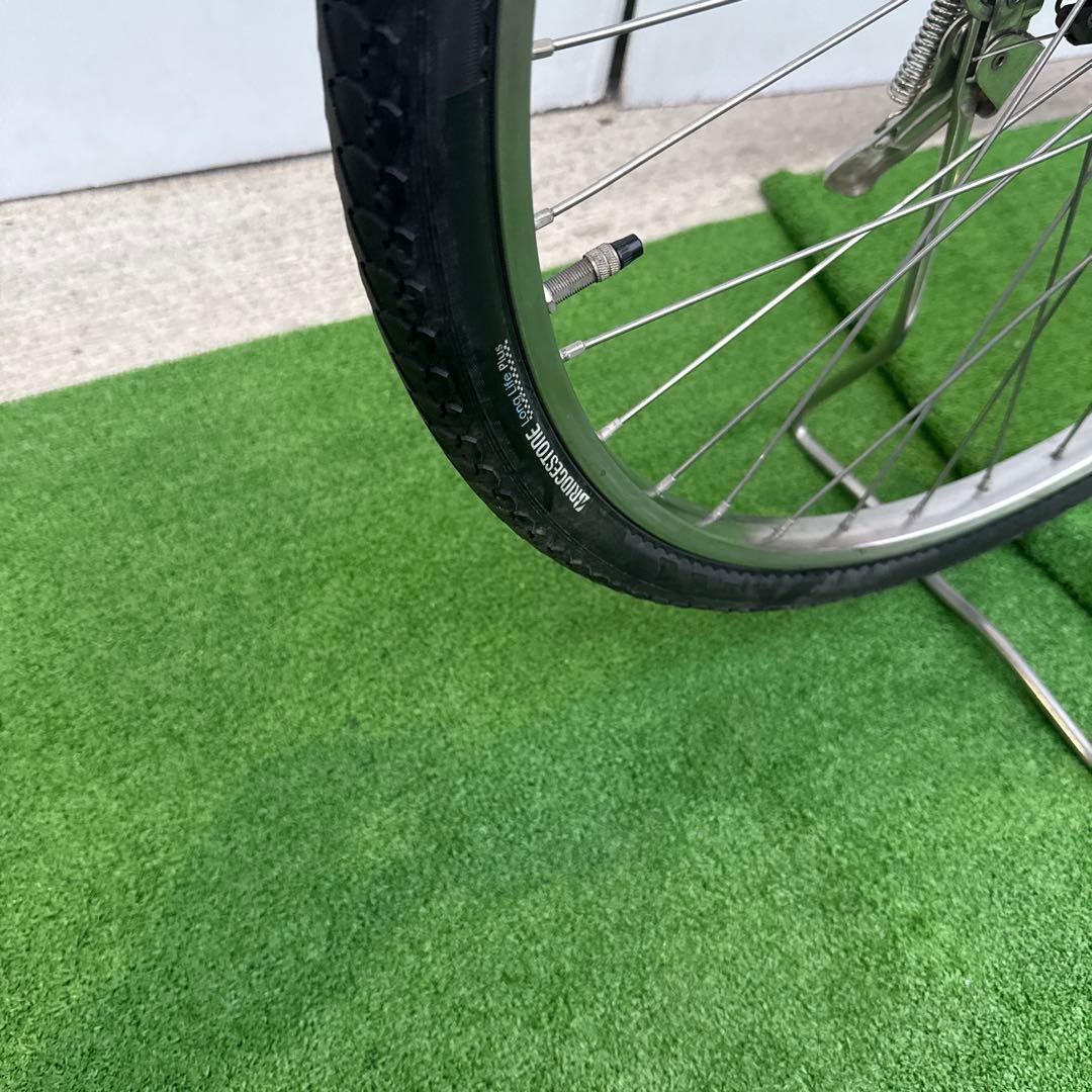 ブリヂストン 自転車26インチ 内3速 シルバー【引き取り限定】