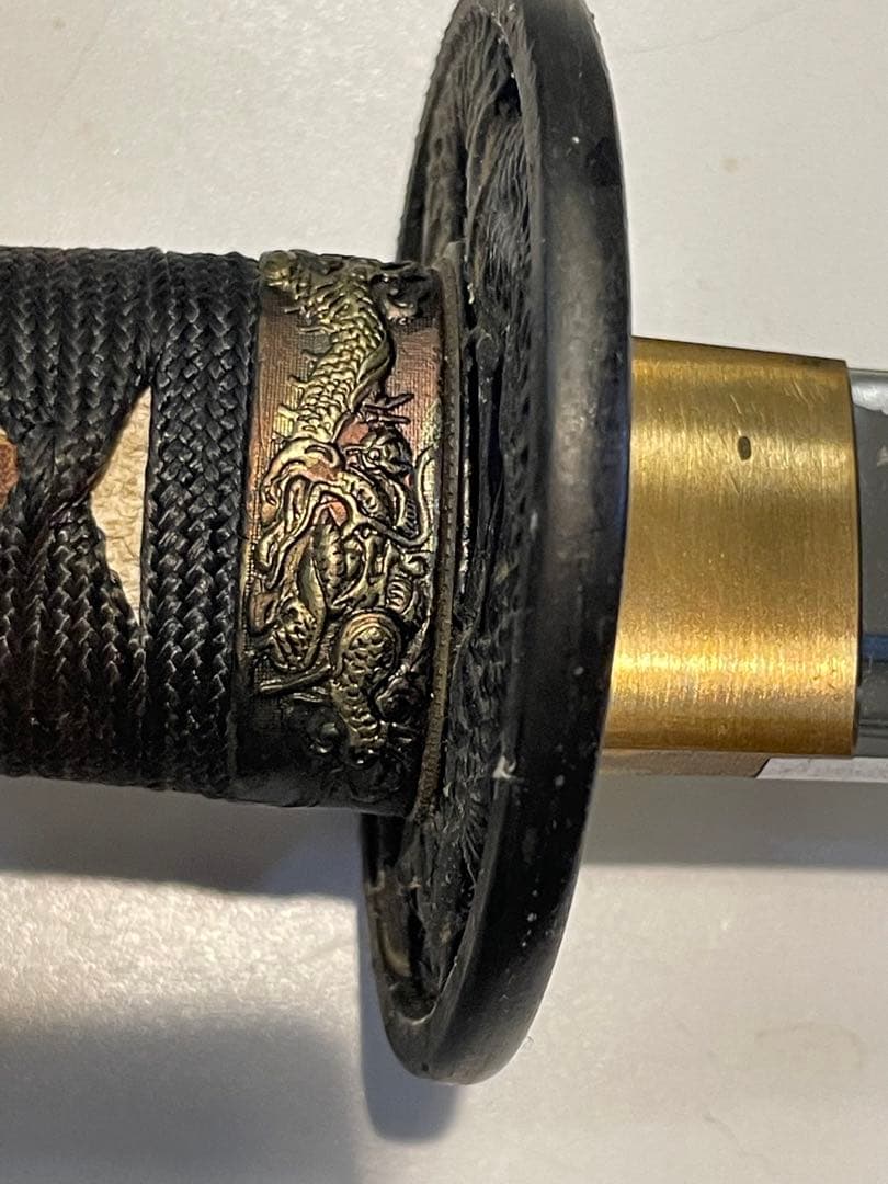 日本刀　模造刀　天然桜の太刀台