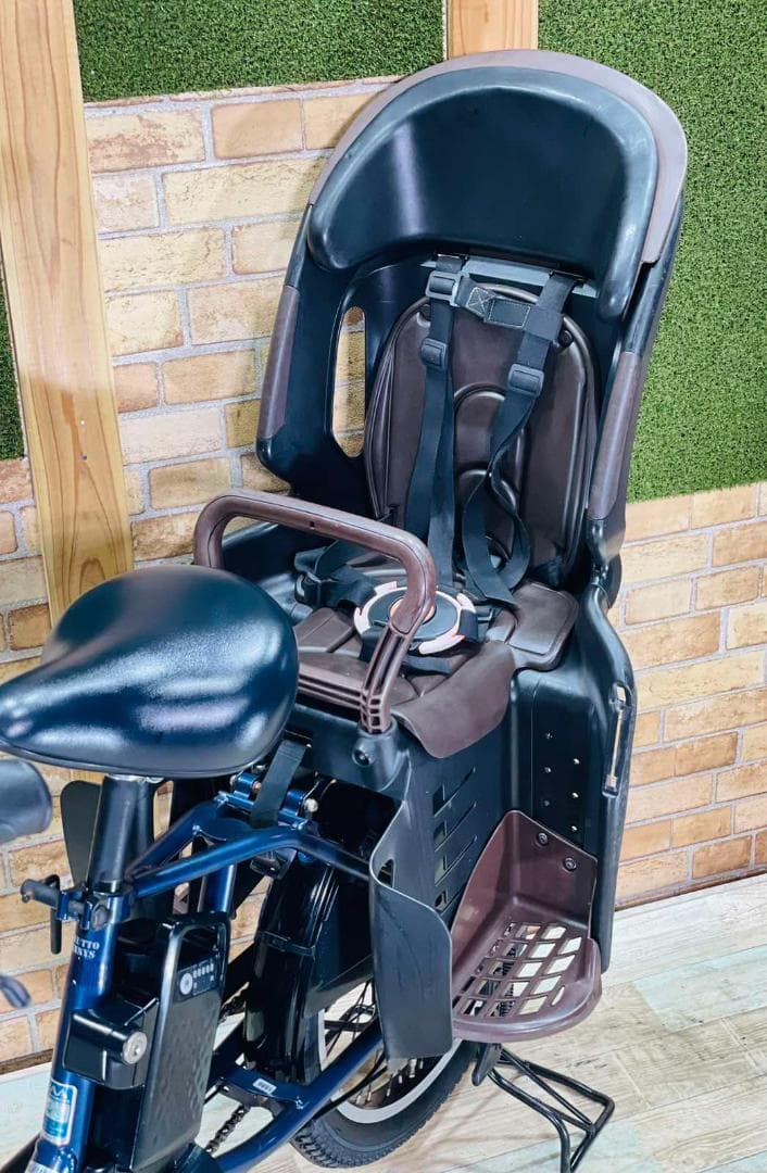 超破格 王様 ネイビー ギュットアニーズ子供乗せ電動アシスト自転車 ZH1586