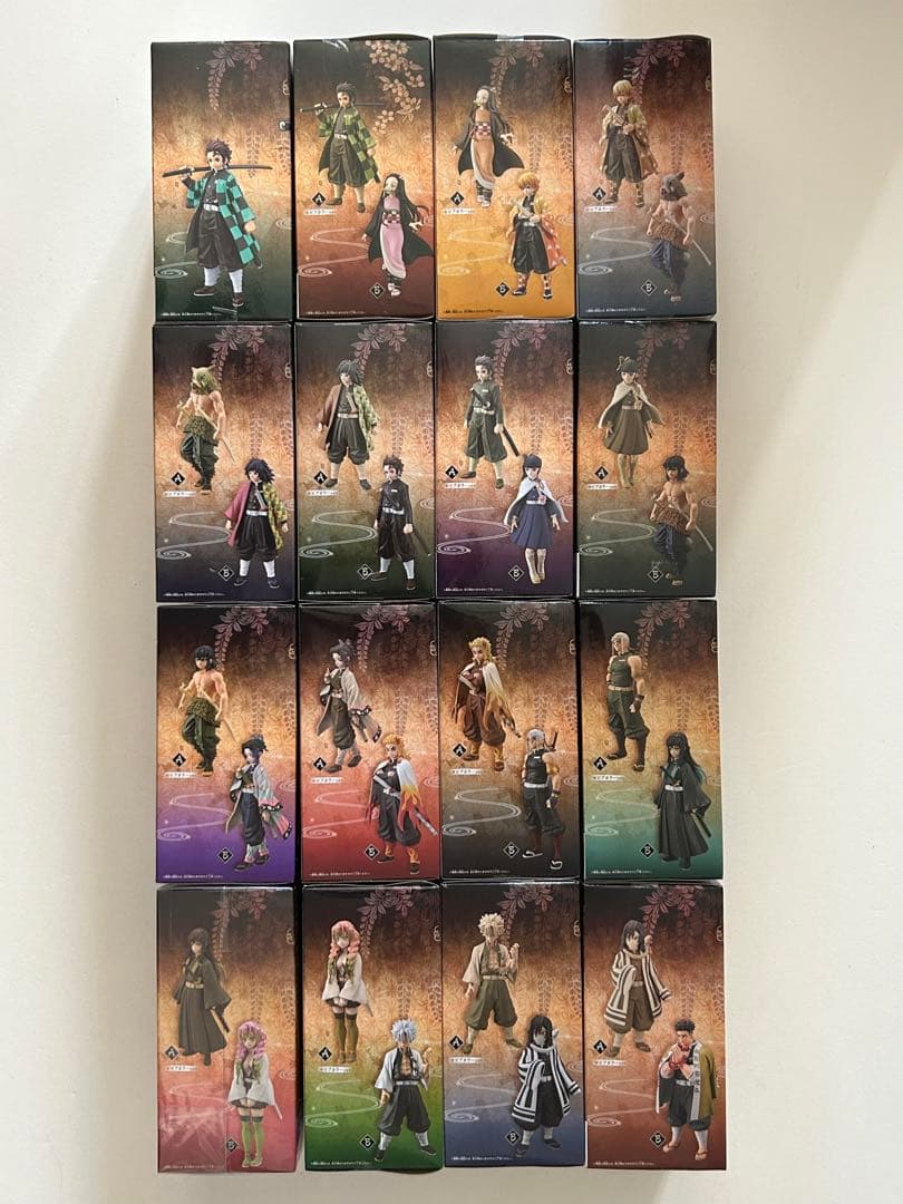鬼滅の刃 フィギュア-絆ノ装-初版 ノ-マルカラ-ver.16体セット