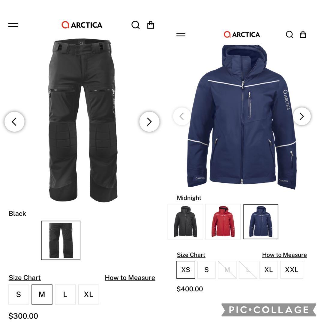 ARCTICA 訳あり品（ジャケットダメージ）　中綿　セットアップ