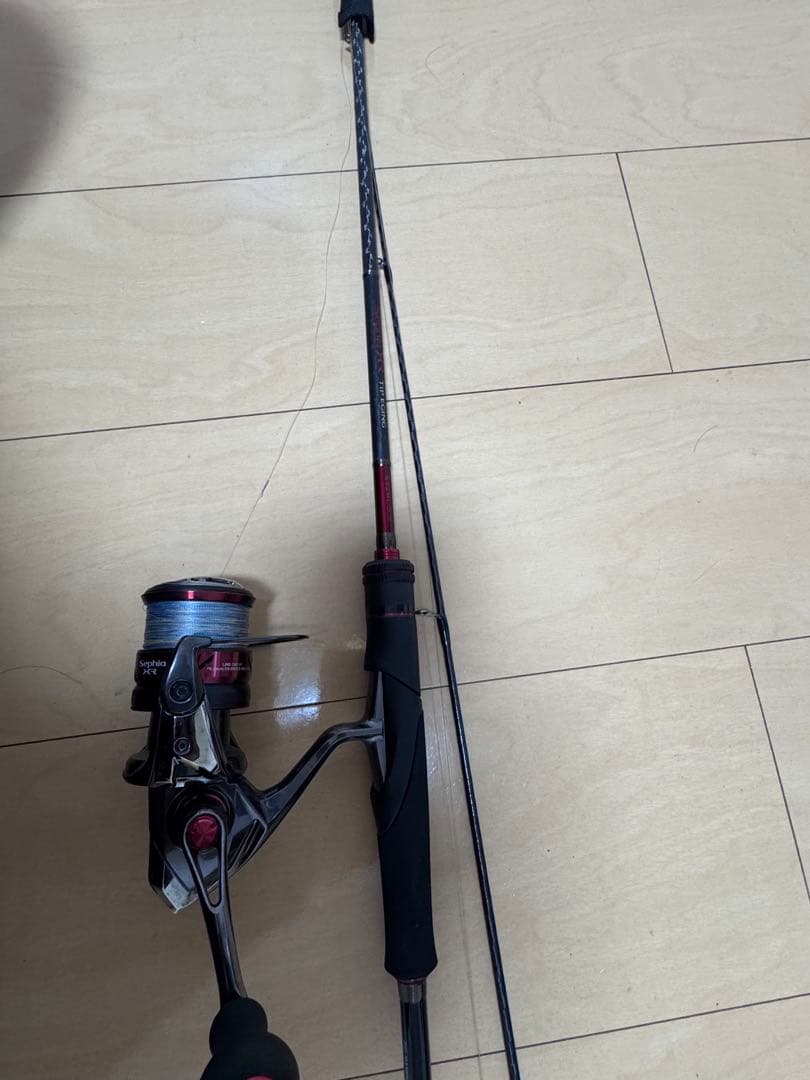 セフィアxrティップランロッドセット格安だと思います使用した回数は、4.5回程度