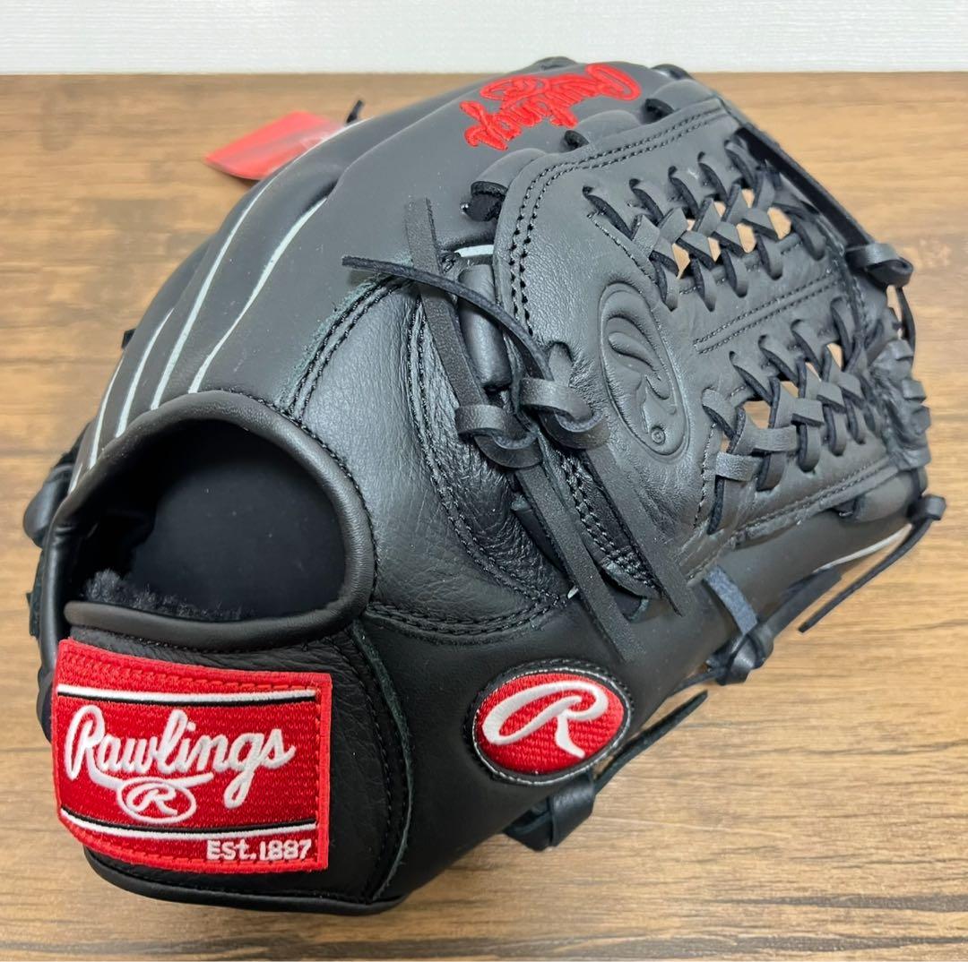 【タグ付き未使用品】一般軟式・グローブ ローリングス オールラウンド ブラック