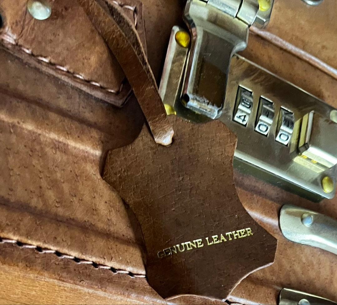 ＊レア＊天然皮革の旅行トランク　旅行カバン