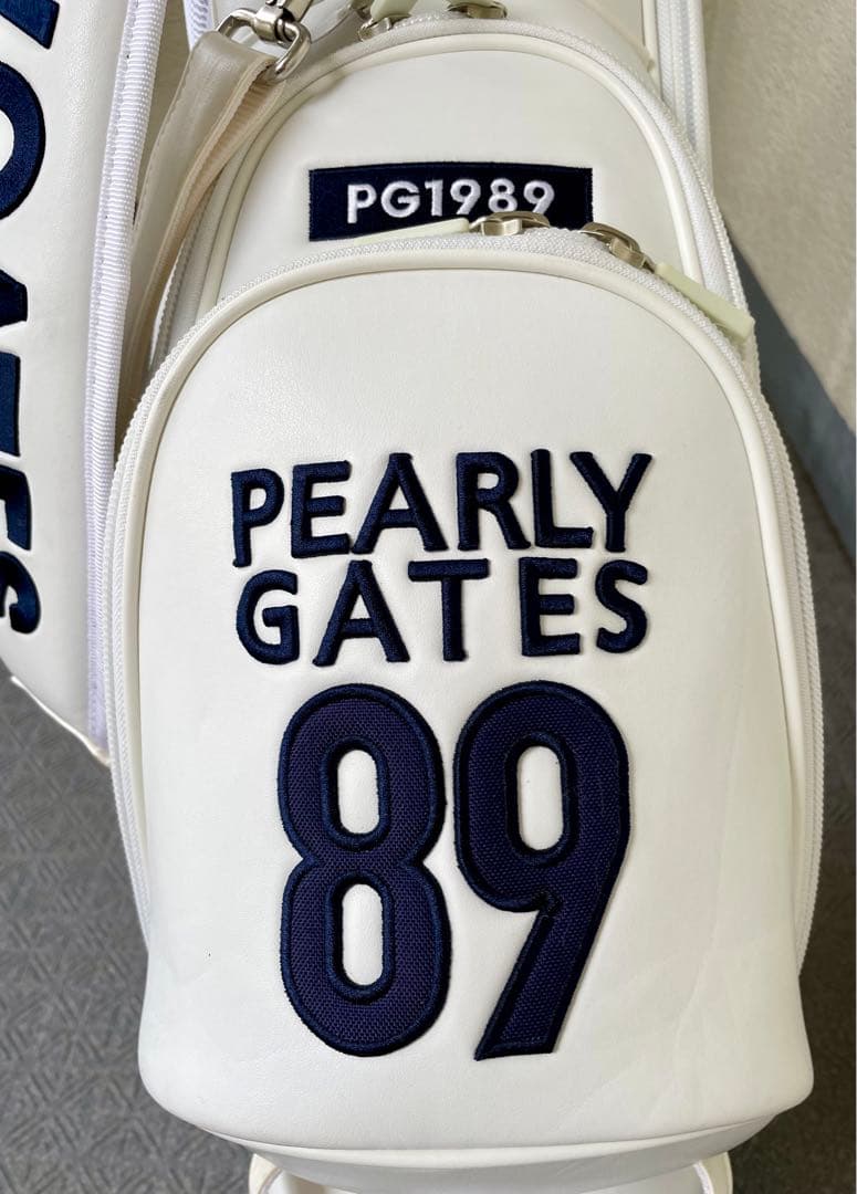 美品●パーリーゲイツ●PEARLY GATES キャディバッグ●アイアンカバー付
