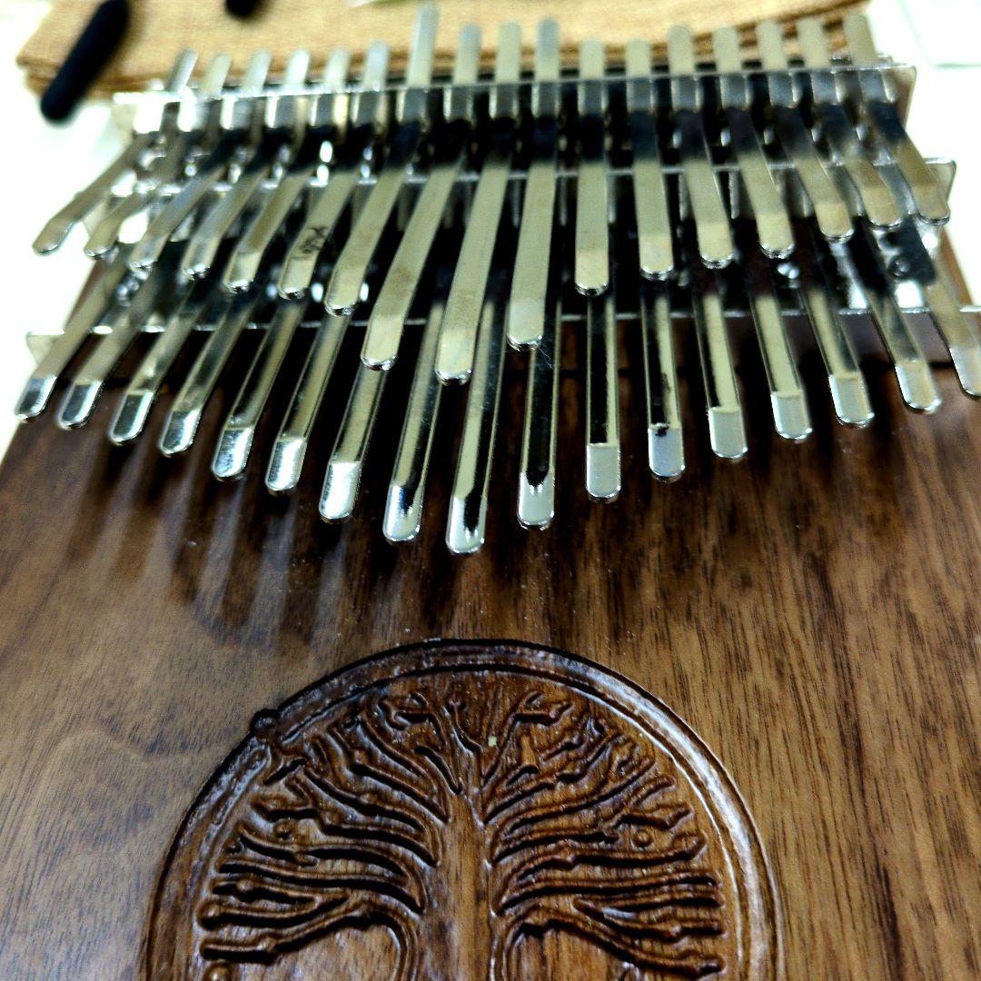 け*ー様 木製カリンバ 34音 keyC ケース 説明書 簡単な楽譜付き