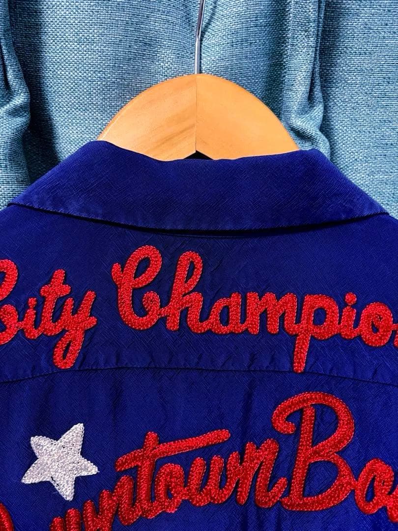 古着　STYLE EYES ボーリングシャツ 刺繍入り