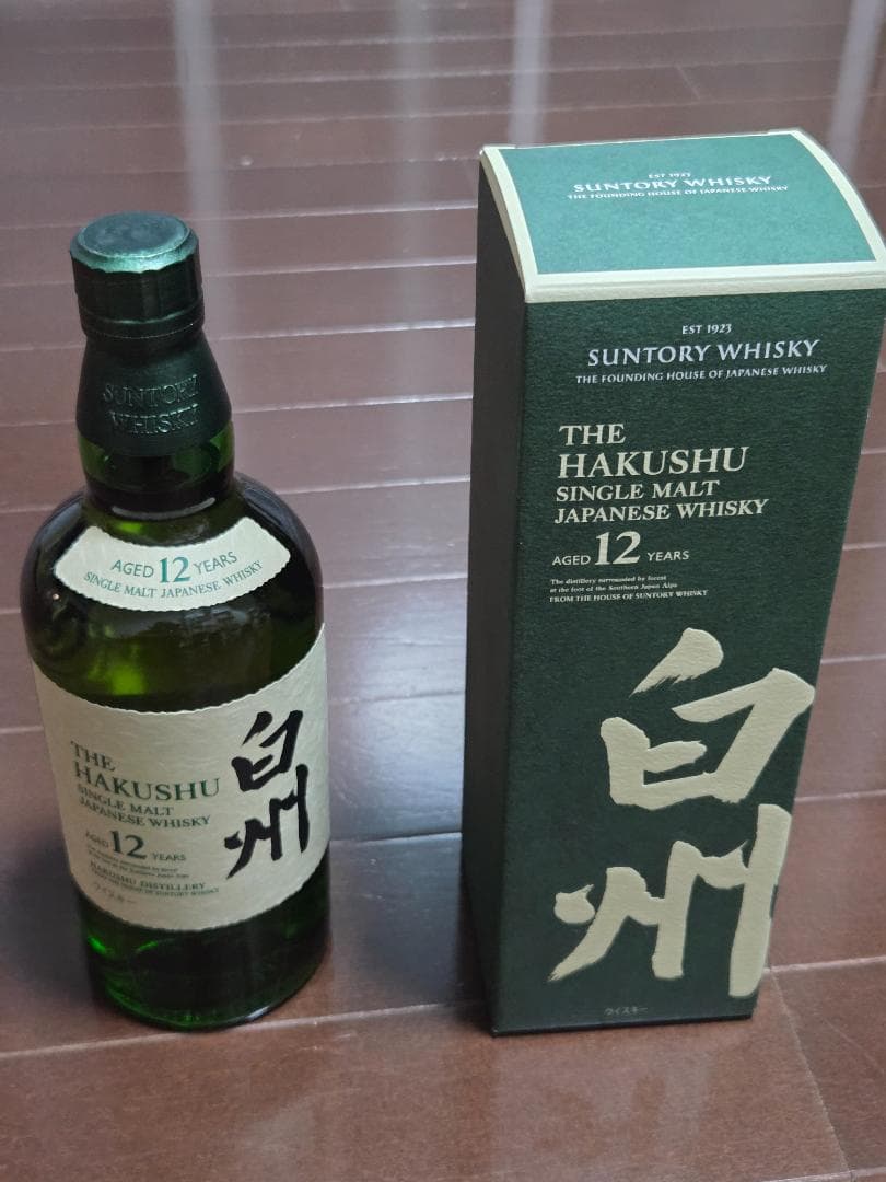 白州 12年　箱付き SUNTORY HAKUSHU 12 YEARS
