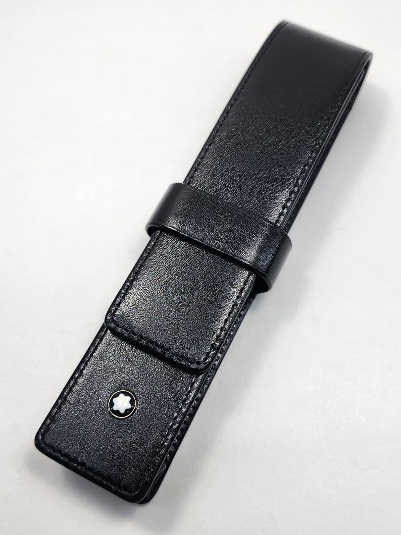 MONTBLANC　モンブラン　レザー ペンケース　ブラック　ケース箱有り