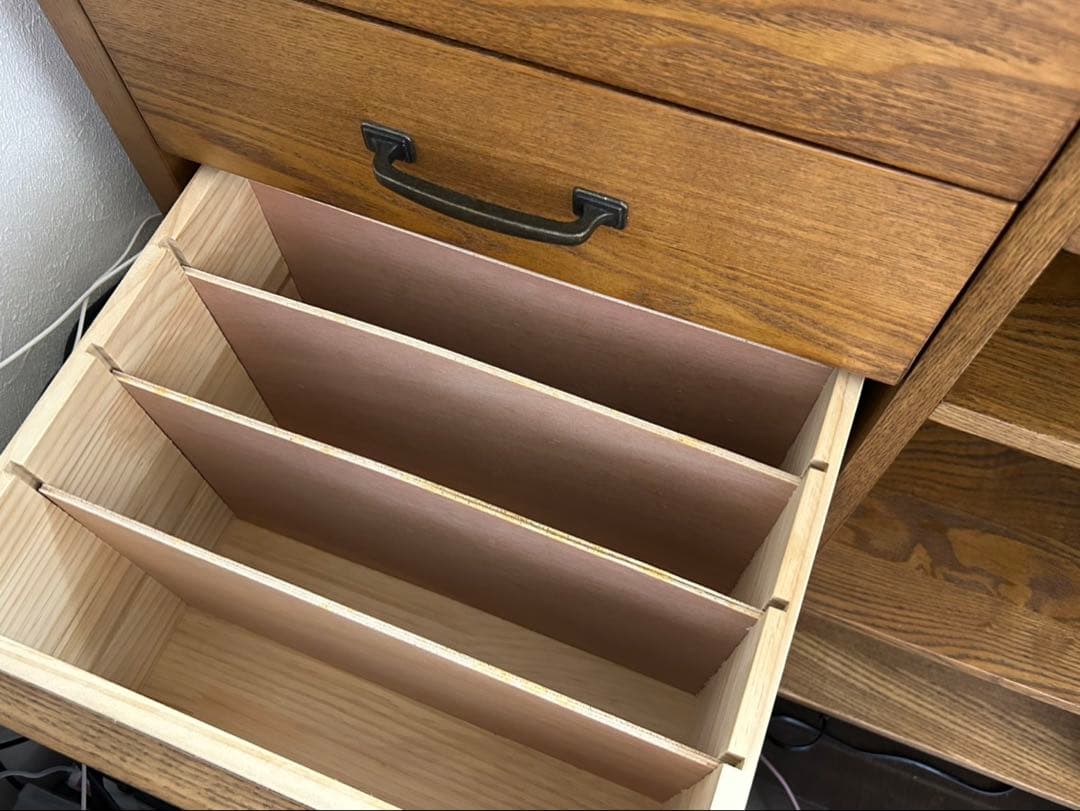 rin【美品】アンティーク調木製カウンター/ビューティーガレージ限定品