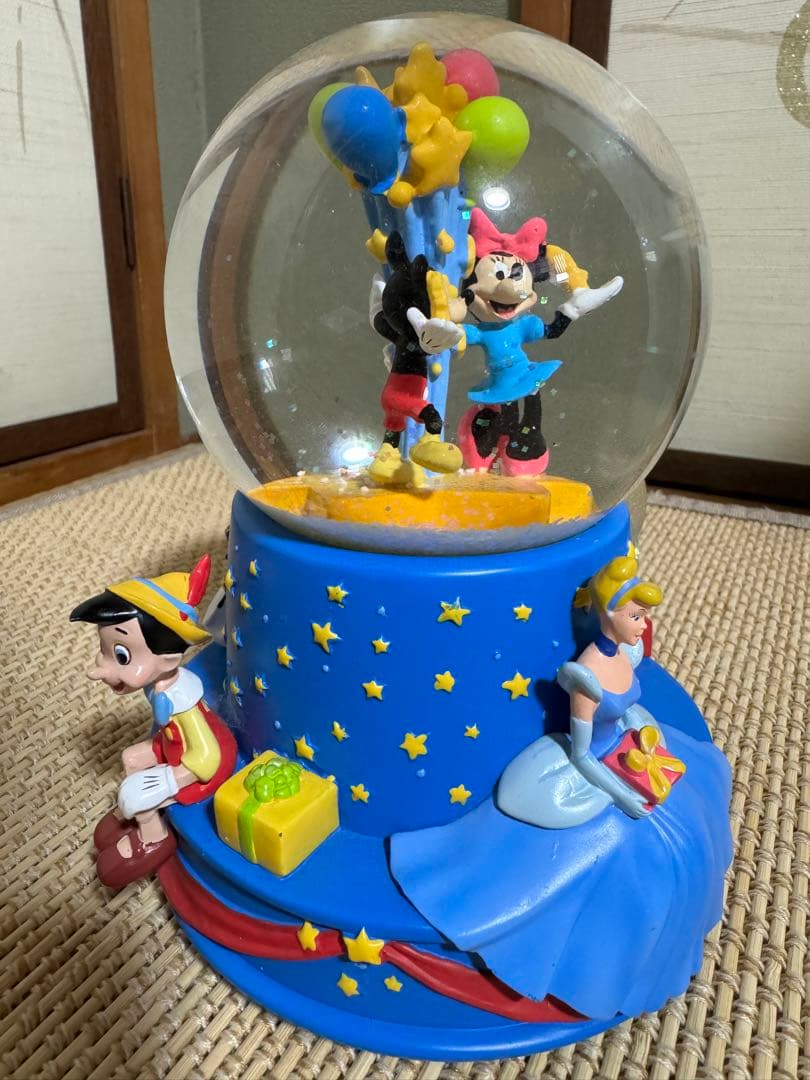 ディズニー　スノードーム　100周年　オルゴール　星に願いを　アメリカ限定　レア