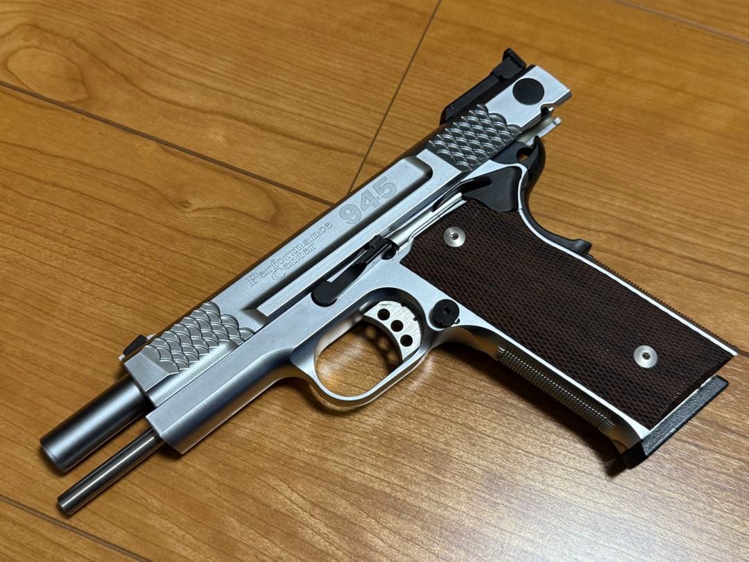 美品 KSC S&W M945 ステンレスシルバーモデル JASG安全基準適合