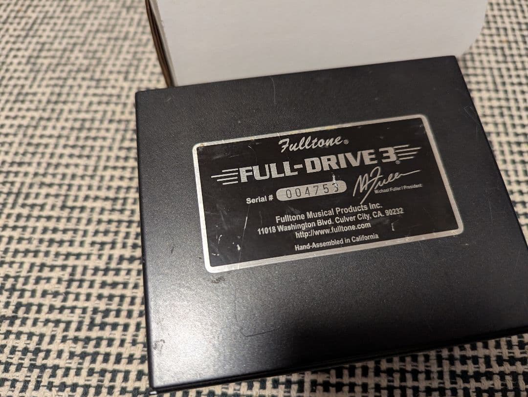 Fulltone FULL-DRIVE 3 ギターエフェクター