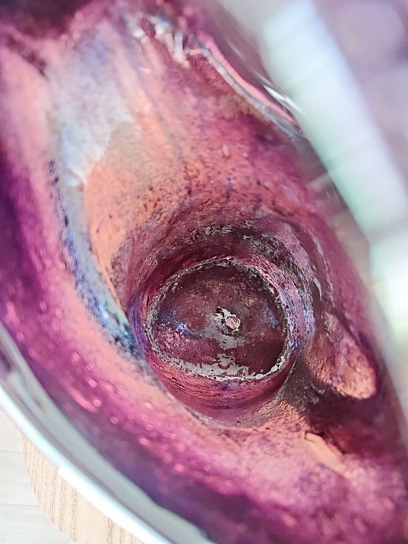 希少　琉球ガラス　稲嶺盛吉　花瓶　フラワーベース