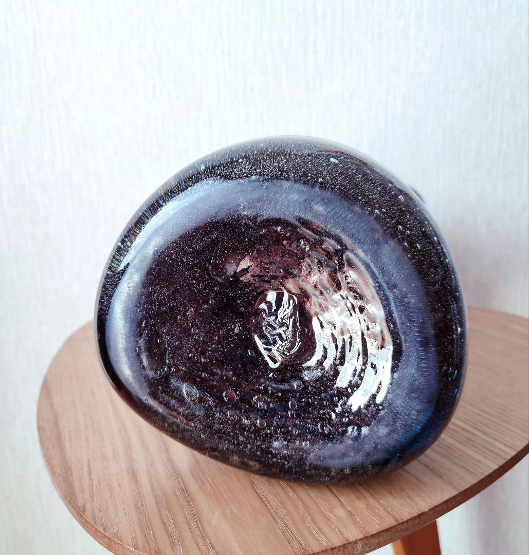 希少　琉球ガラス　稲嶺盛吉　花瓶　フラワーベース