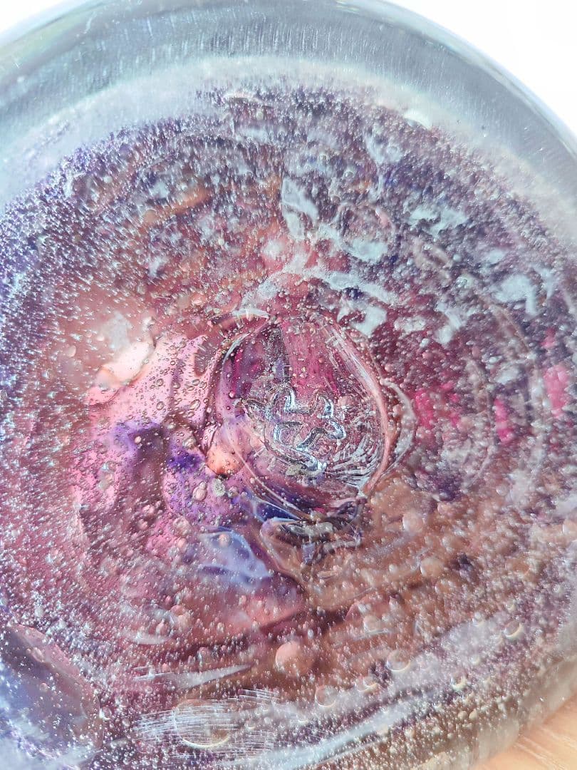 希少　琉球ガラス　稲嶺盛吉　花瓶　フラワーベース