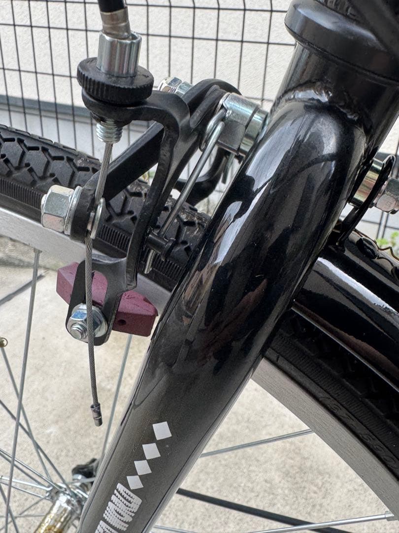 クロスバイク 黒 シマノ製6段　26インチ