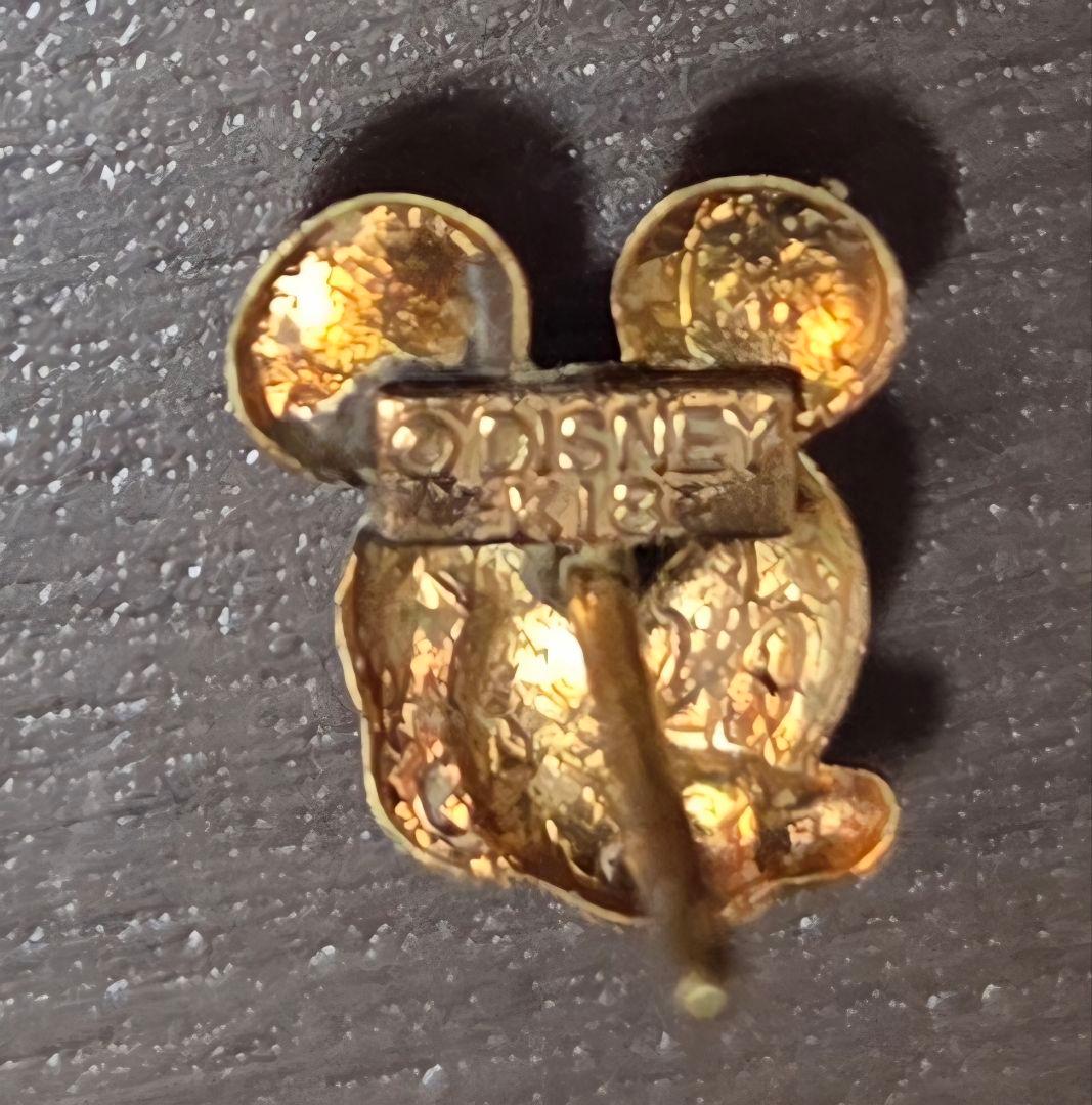 東京ディズニーランド ミッキーピアス　 K18